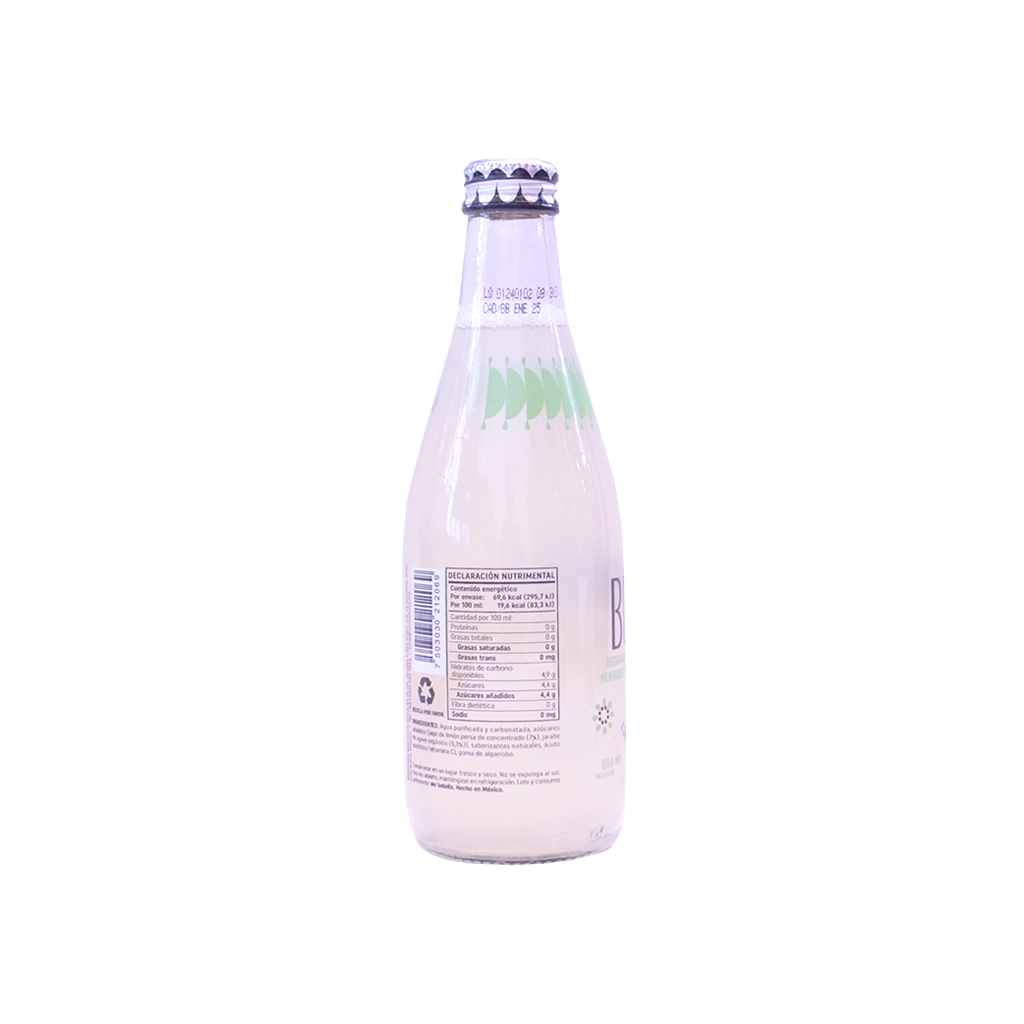 Soda de limón menta 355 ml Búho