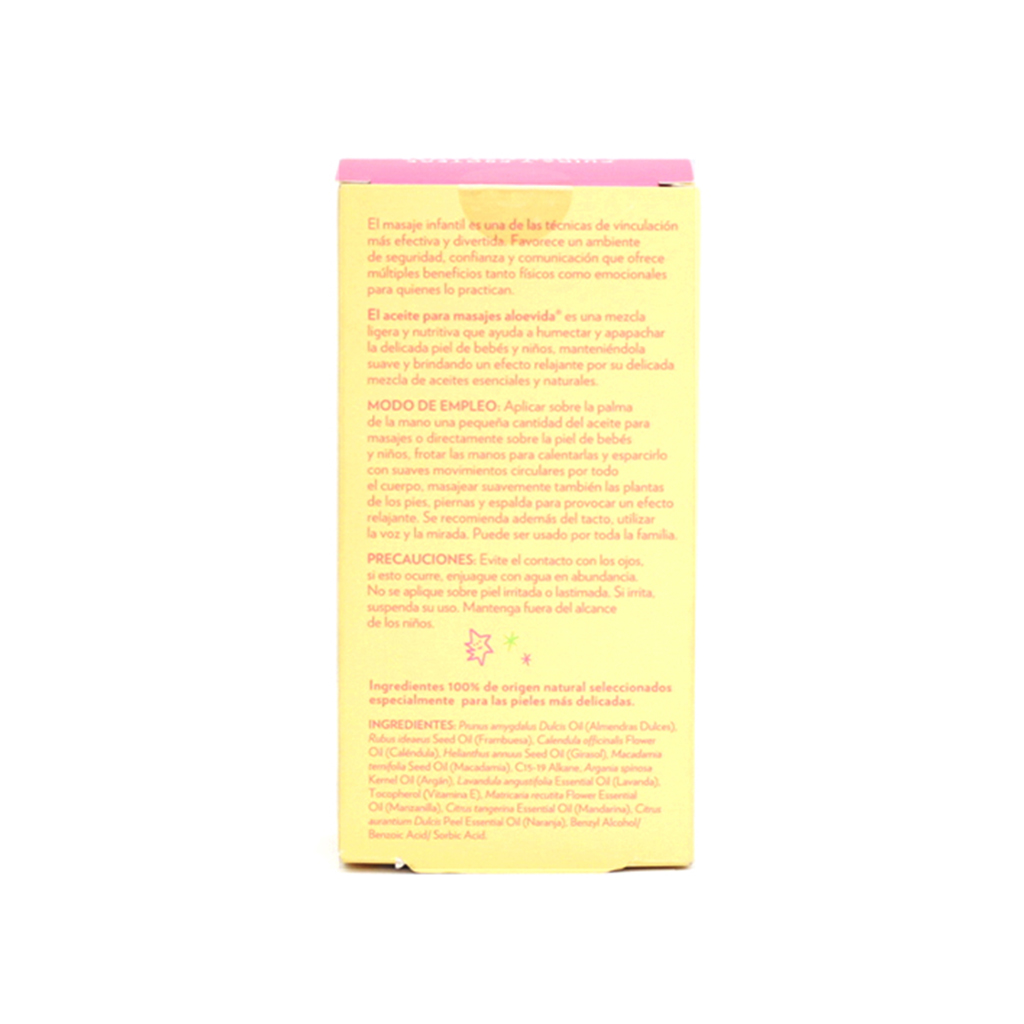 Aceite masajes para bebé 50 ml Aloevida