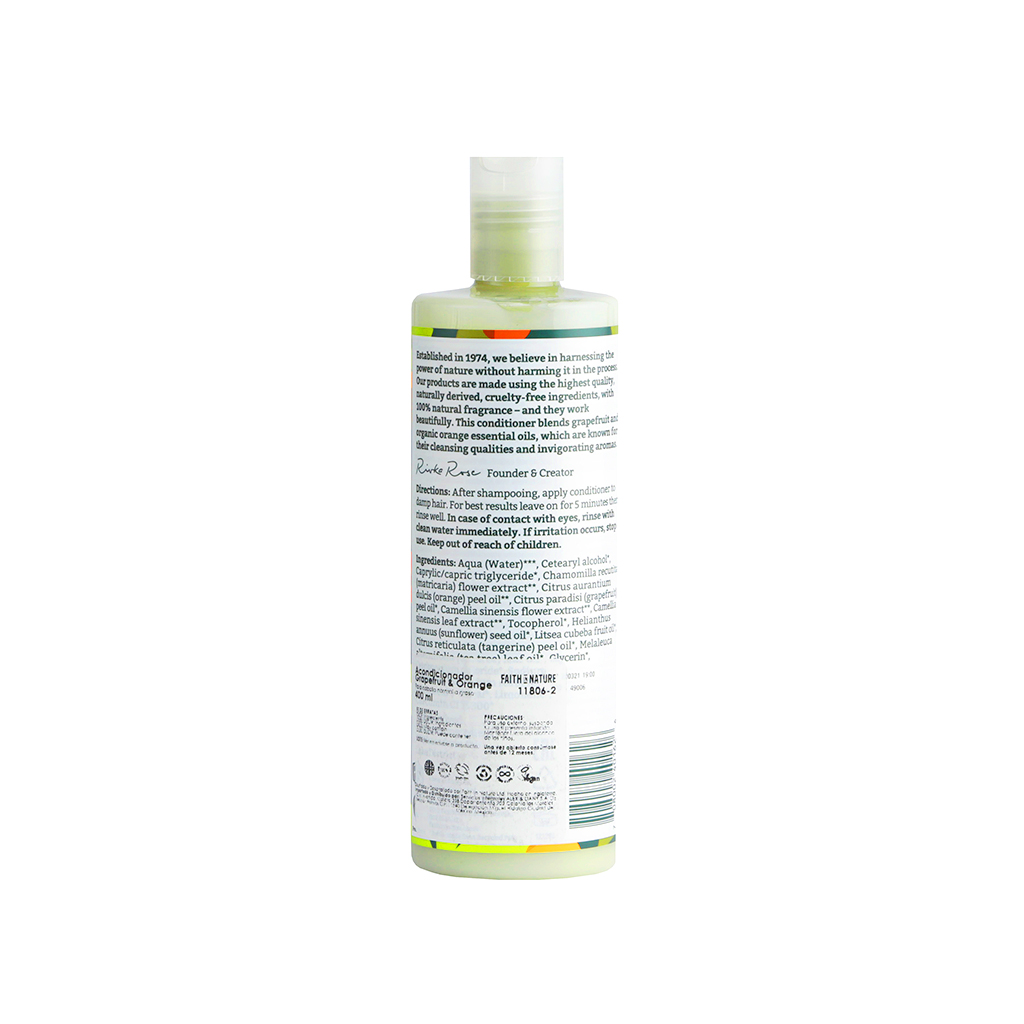 Acondicionador Grapefruit & Orange 400 ml Faith in Nature