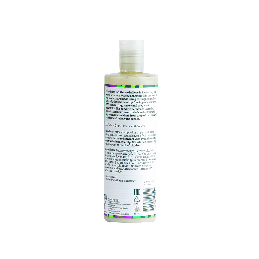 Acondicionador Lavender & Geranium 400 ml Faith in Nature