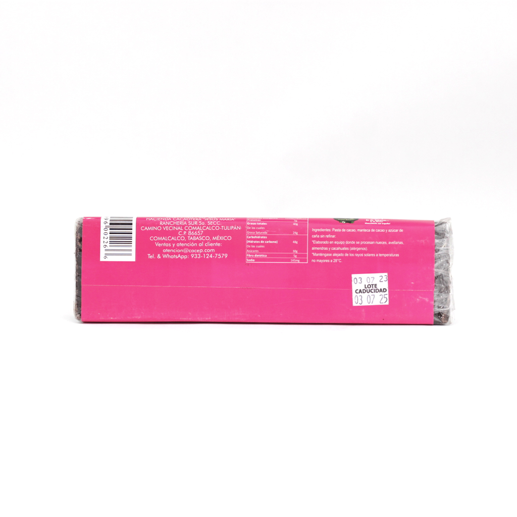Barra de Chocolate 70% Cacao 200 G Cacep