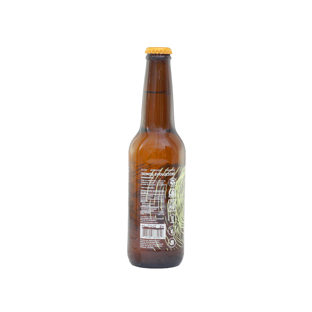 Bebida de té (Kombucha) jengibre 355 ml La Semilla Colectivo