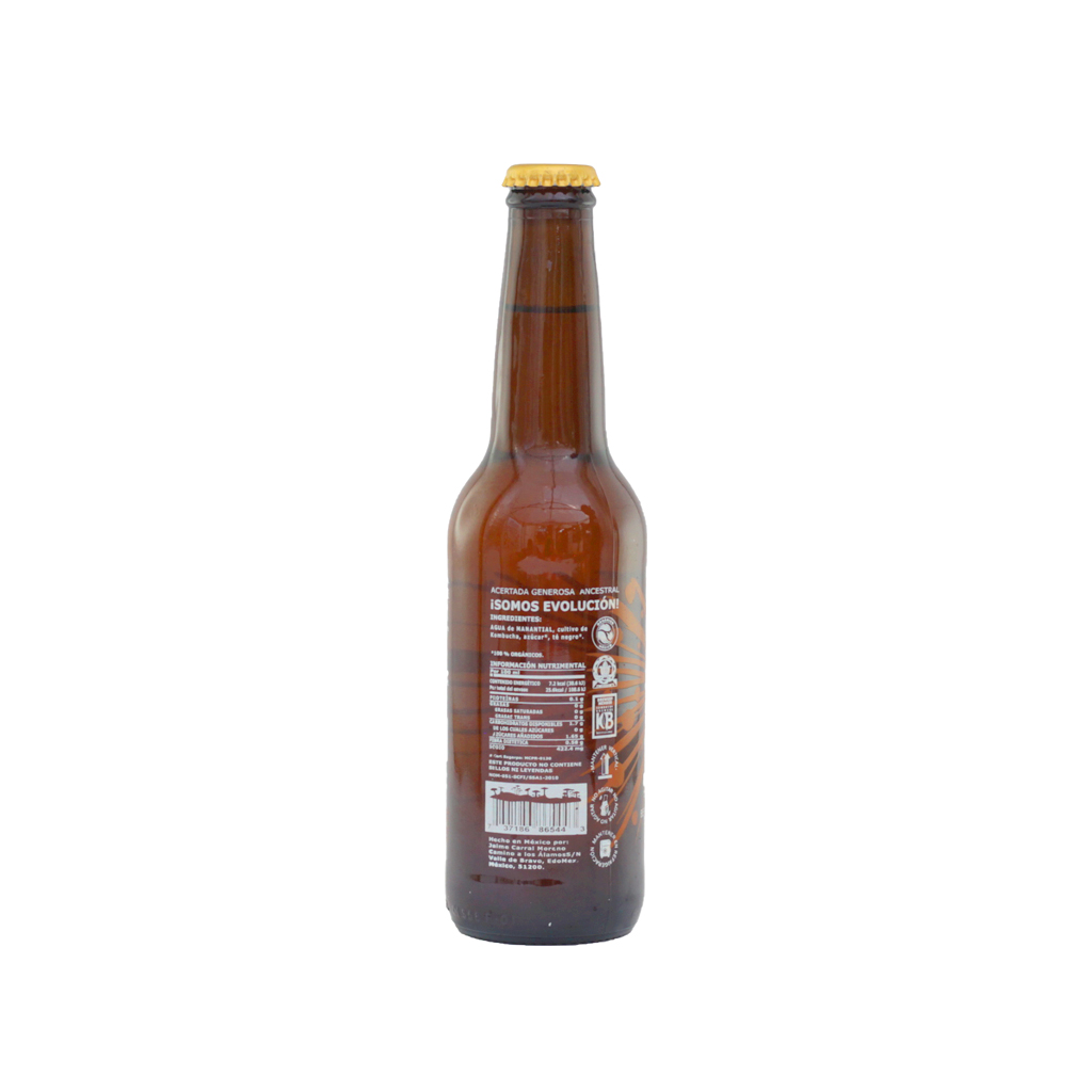 Bebida de té (Kombucha) original 355 ml La Semilla Colectivo