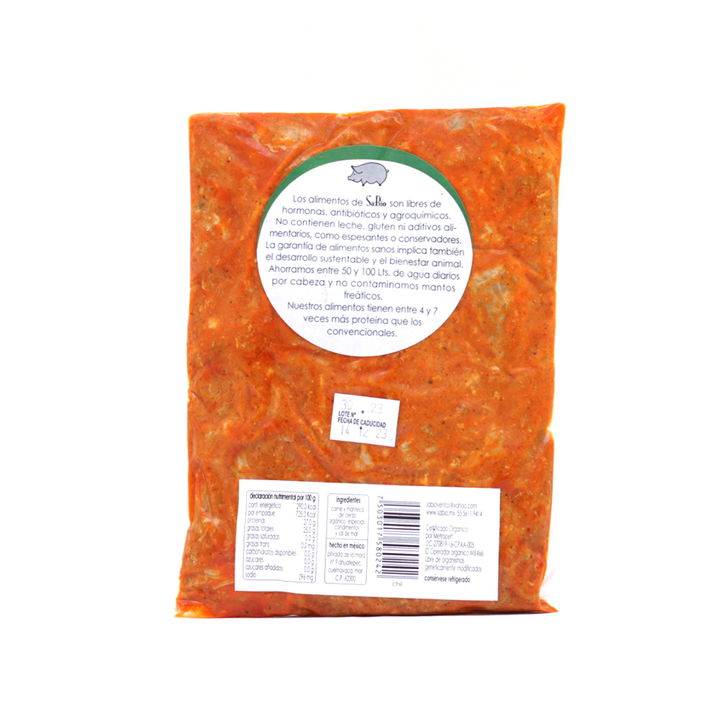 Chilorio 250 g Sabio