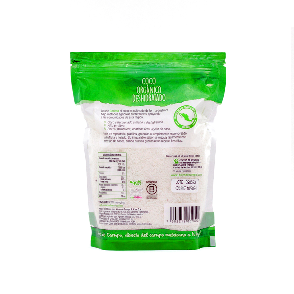 Coco deshidratado 250 g Aires de Campo