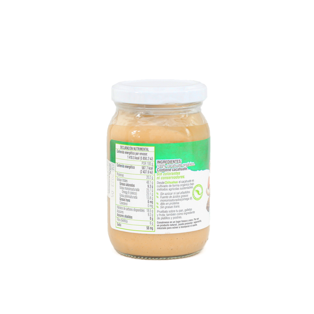 Crema de cacahuate 240 g Aires de Campo