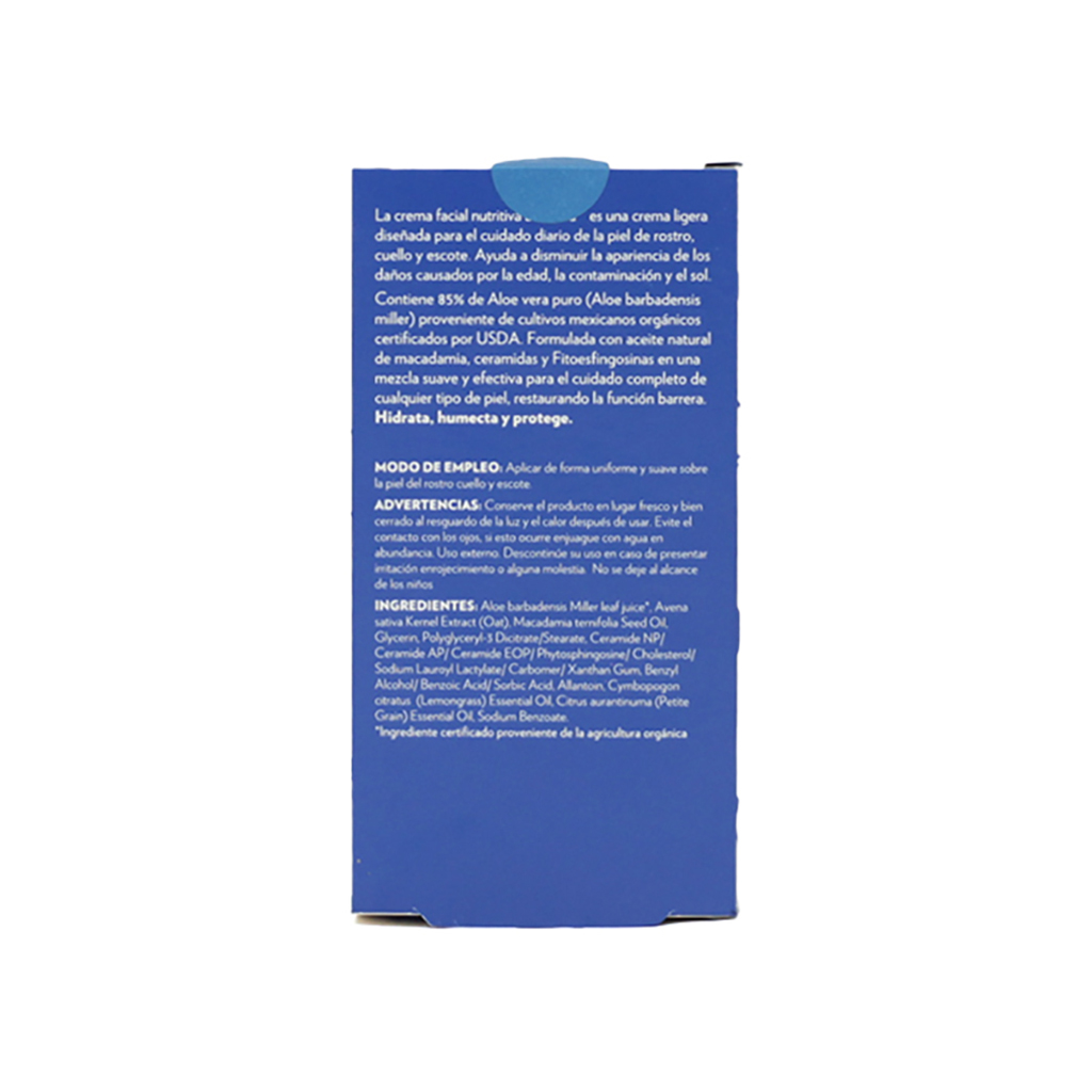 Crema nutritiva facial 50 ml Aloevida