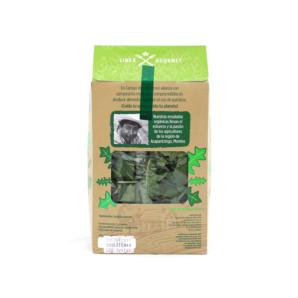 Ensalada baby arúgula 100 g Campo Vivo