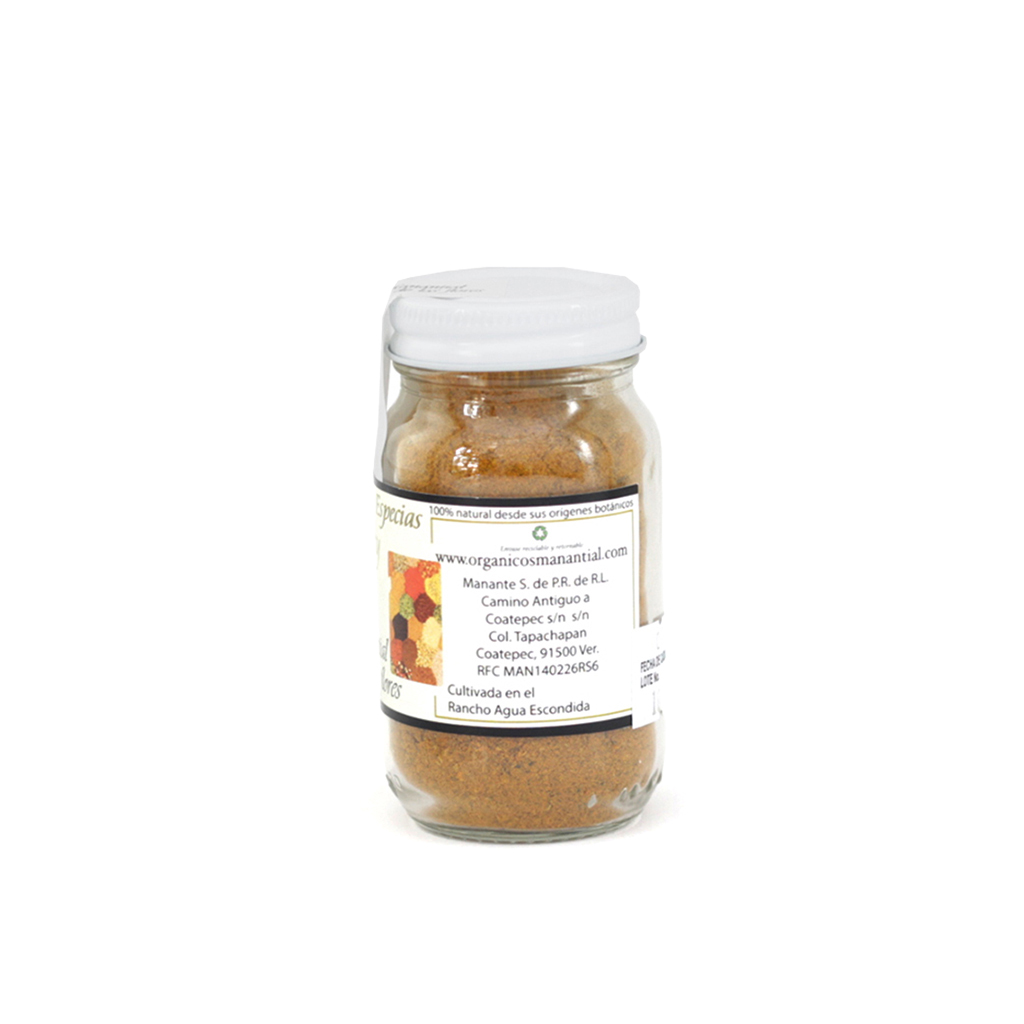 Especias curry 55g Manantial de la Flores