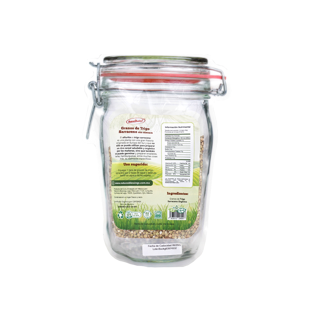 Granos de trigo sarraceno 400 g Nature's Blessings