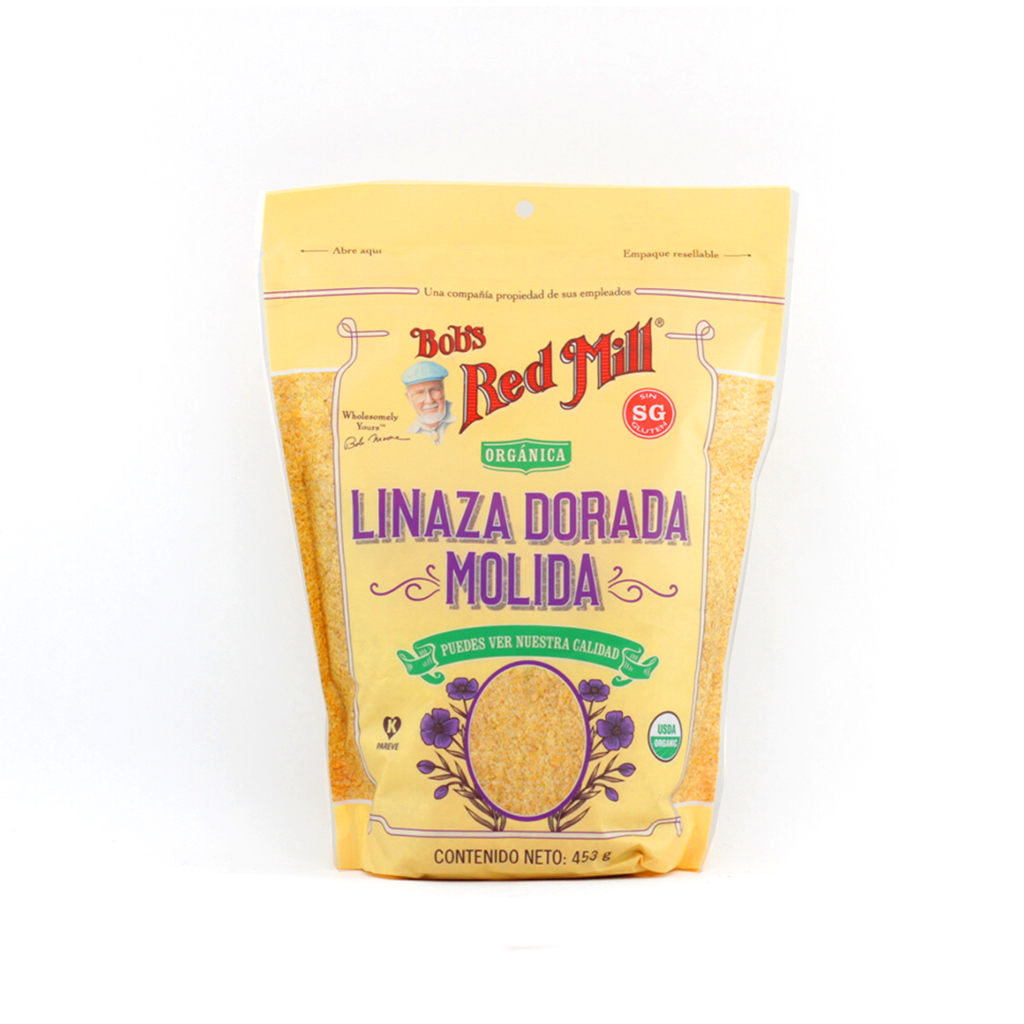 Linaza dorada molida orgánica 453 g Bob's Red Mill