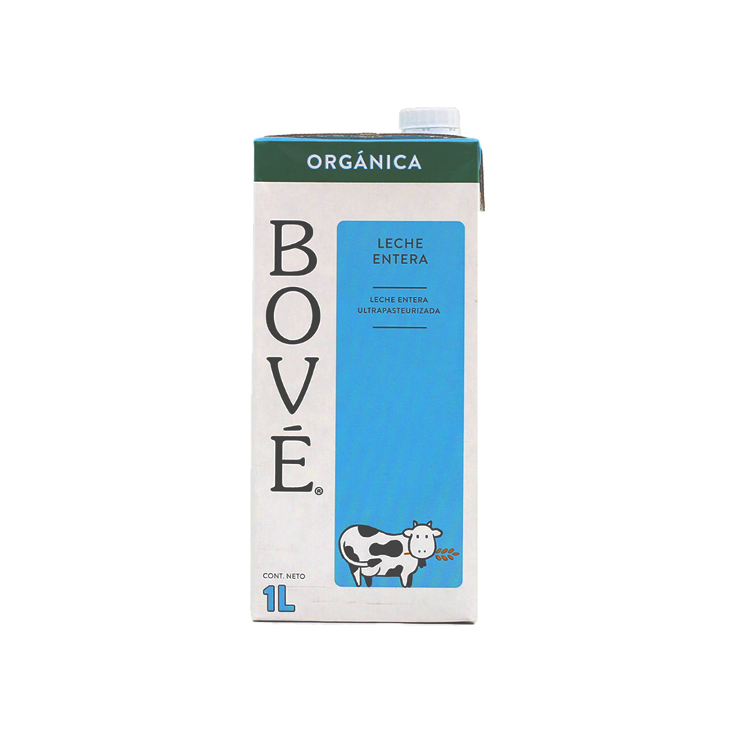 Leche Entera Orgánica 1L Bové