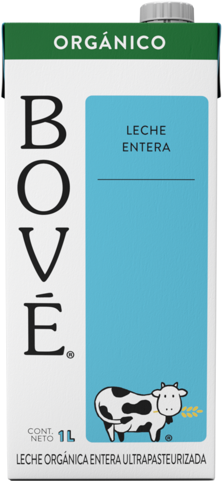 Leche entera orgánica 1L Bové