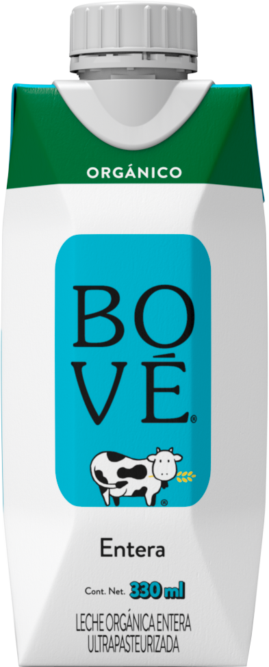 Leche orgánica entera 330 ml Bové