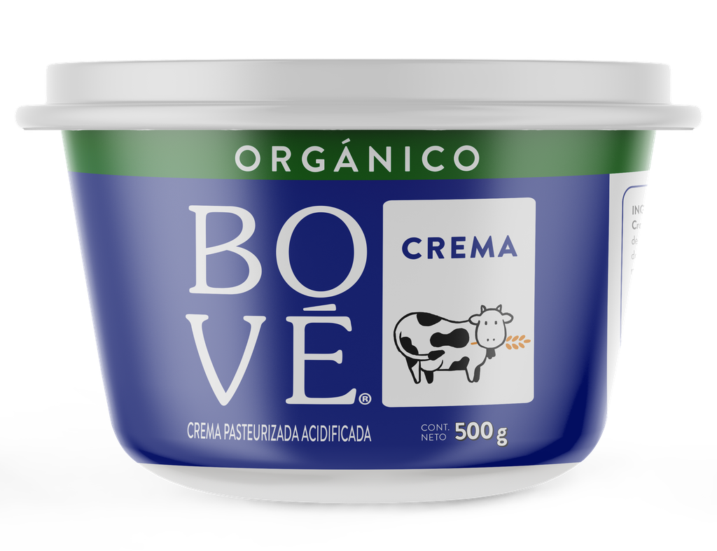 Crema natural orgánica 500 g Bové 
