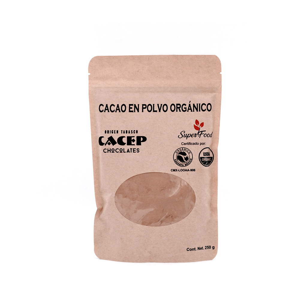 Cacao orgánico en polvo 250 g Cacep