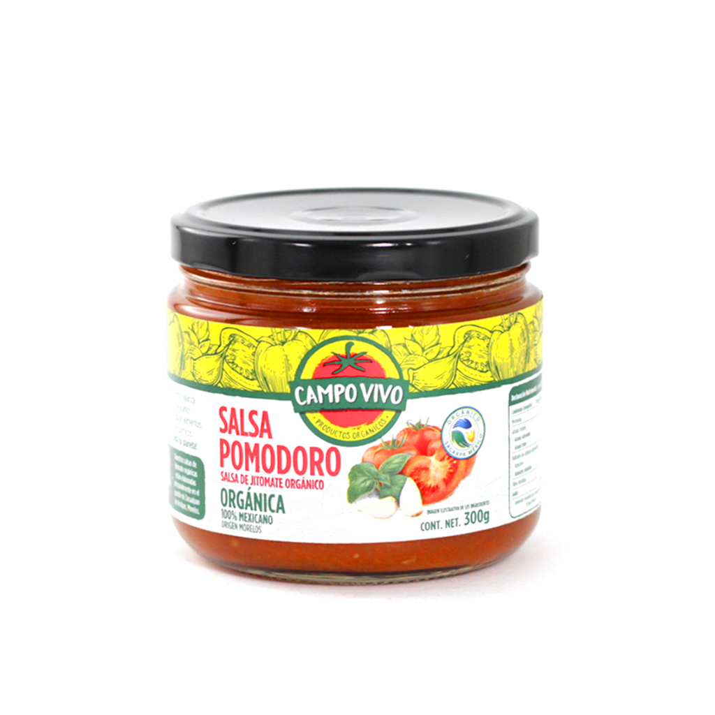 Salsa pomodoro orgánica 300 g Campo Vivo