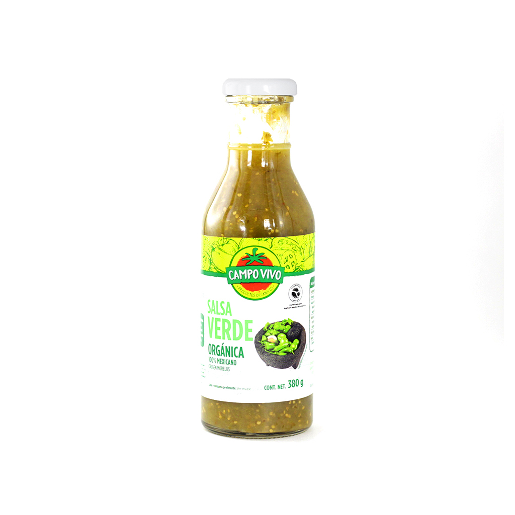 Salsa Verde Orgánica 380 G Campo Vivo