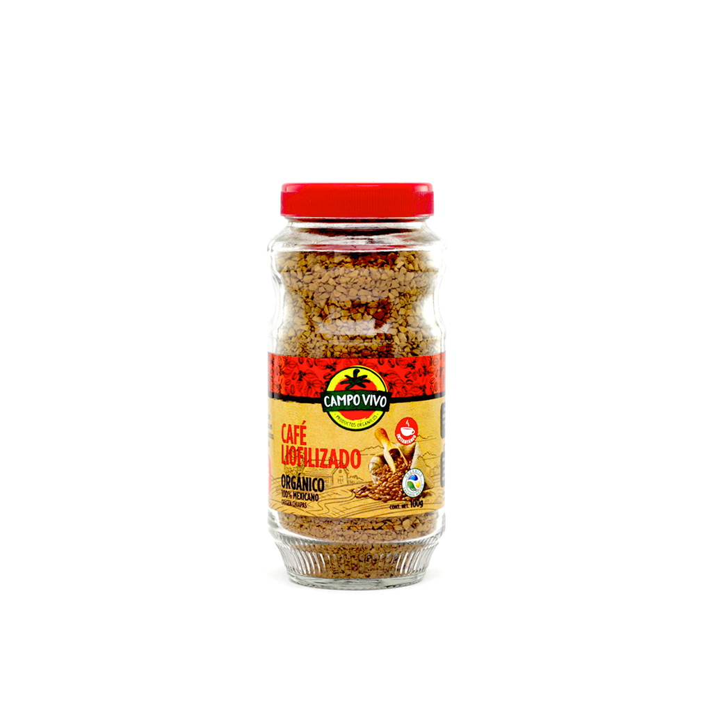 [7502236172245] Café Liofilizado  Orgánico 100 G Campo Vivo