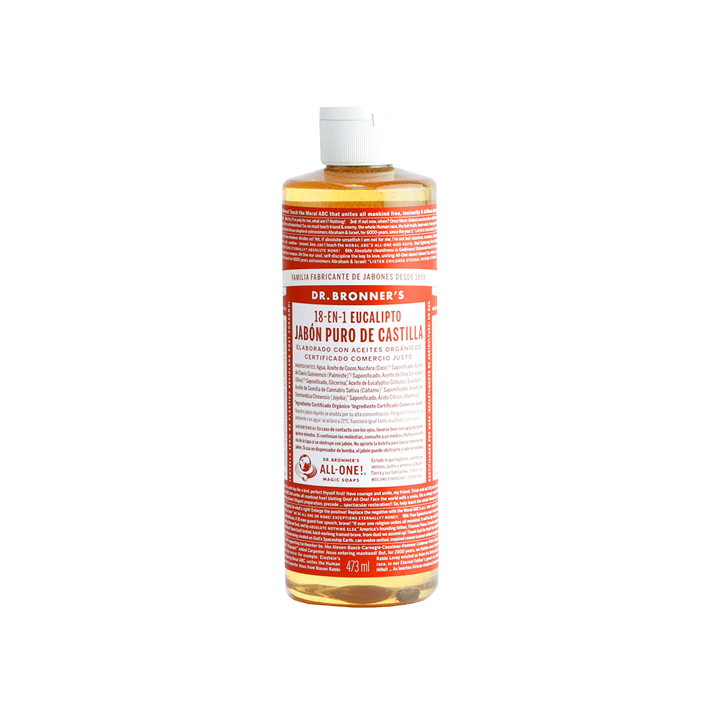 Jabón líquido de castilla eucalipto 473 ml Dr.Bronner’s