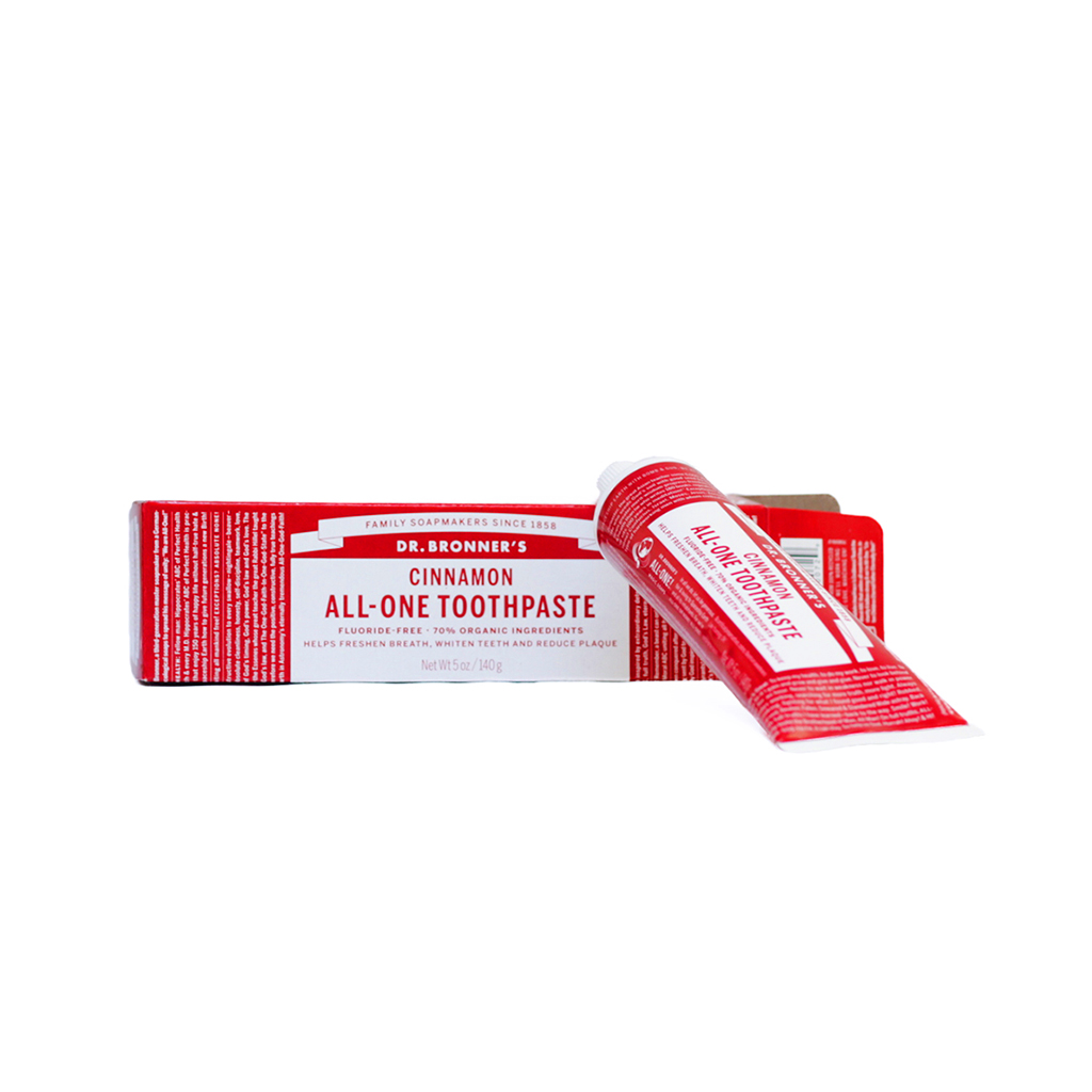 Pasta dental con canela 140 g Dr. Bronner’s