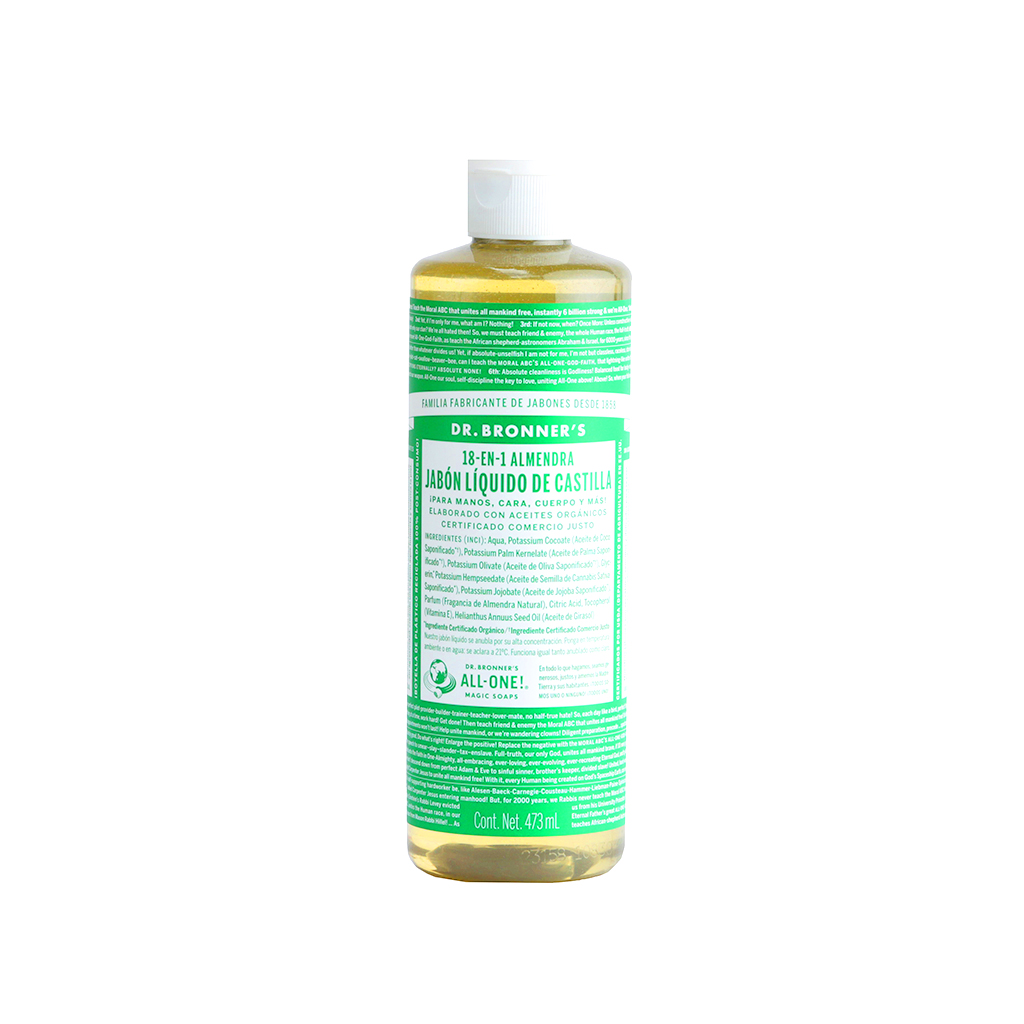 [018787505809] Jabón líquido de castilla almendra 473 ml Dr.Bronner’s