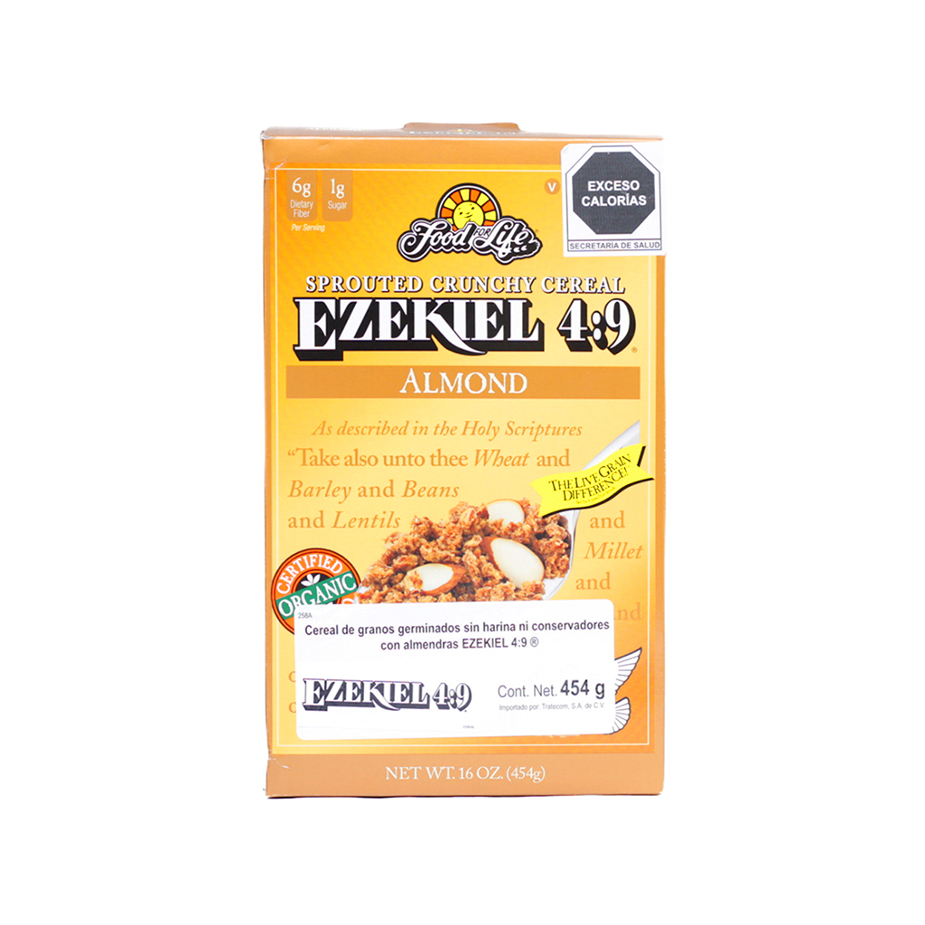 [073472002582] Cereal granola con almendras 454 g Ezekiel
