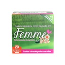 Toallas femeninas día 20 pzs Femme
