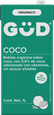 Bebida de coco orgánica sin azúcar 1L Gud 