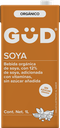 Bebida de soya orgánica sin azúcar 1L Gud 