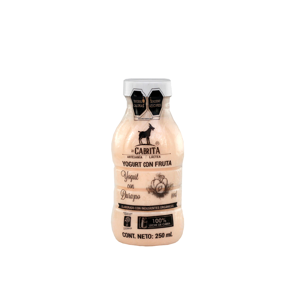 Yogurt de cabra durazno 250 ml La Cabrita