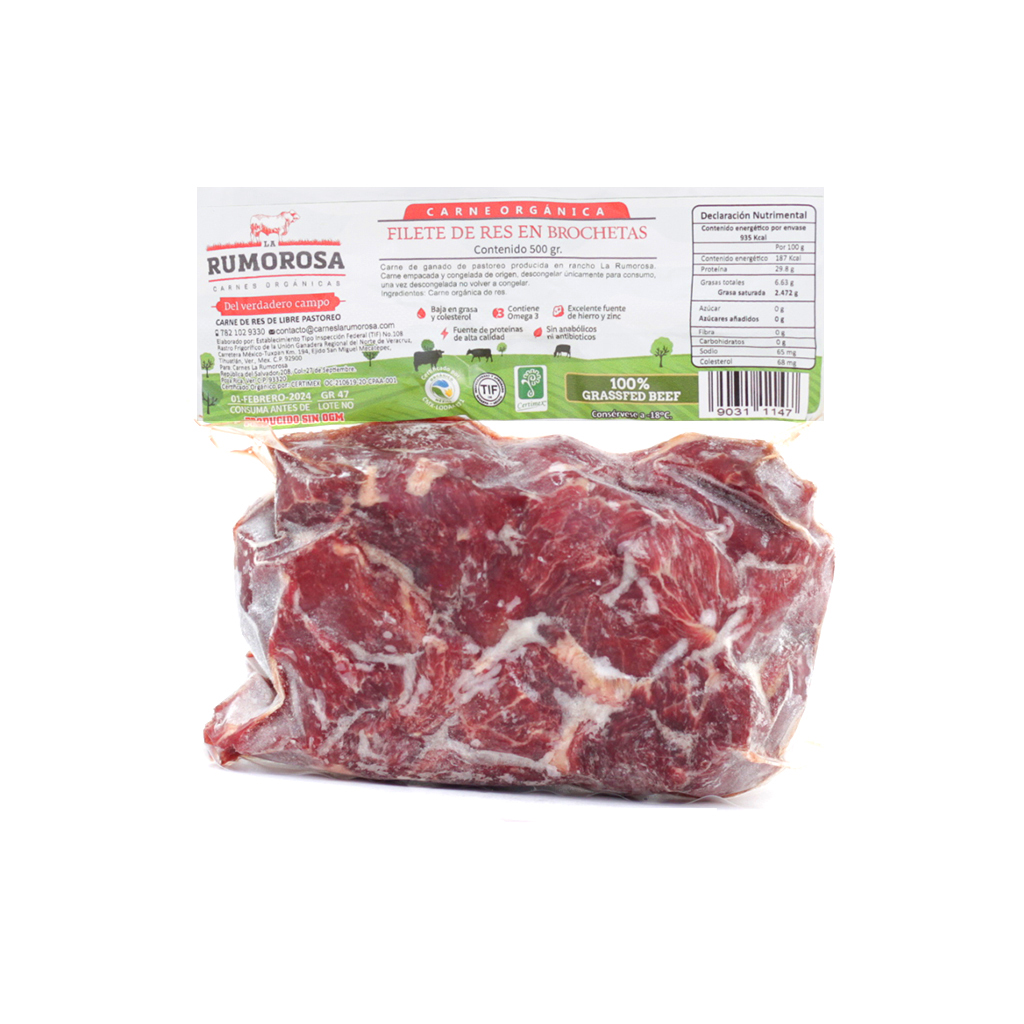 Filete brocheta 500 g La Rumorosa