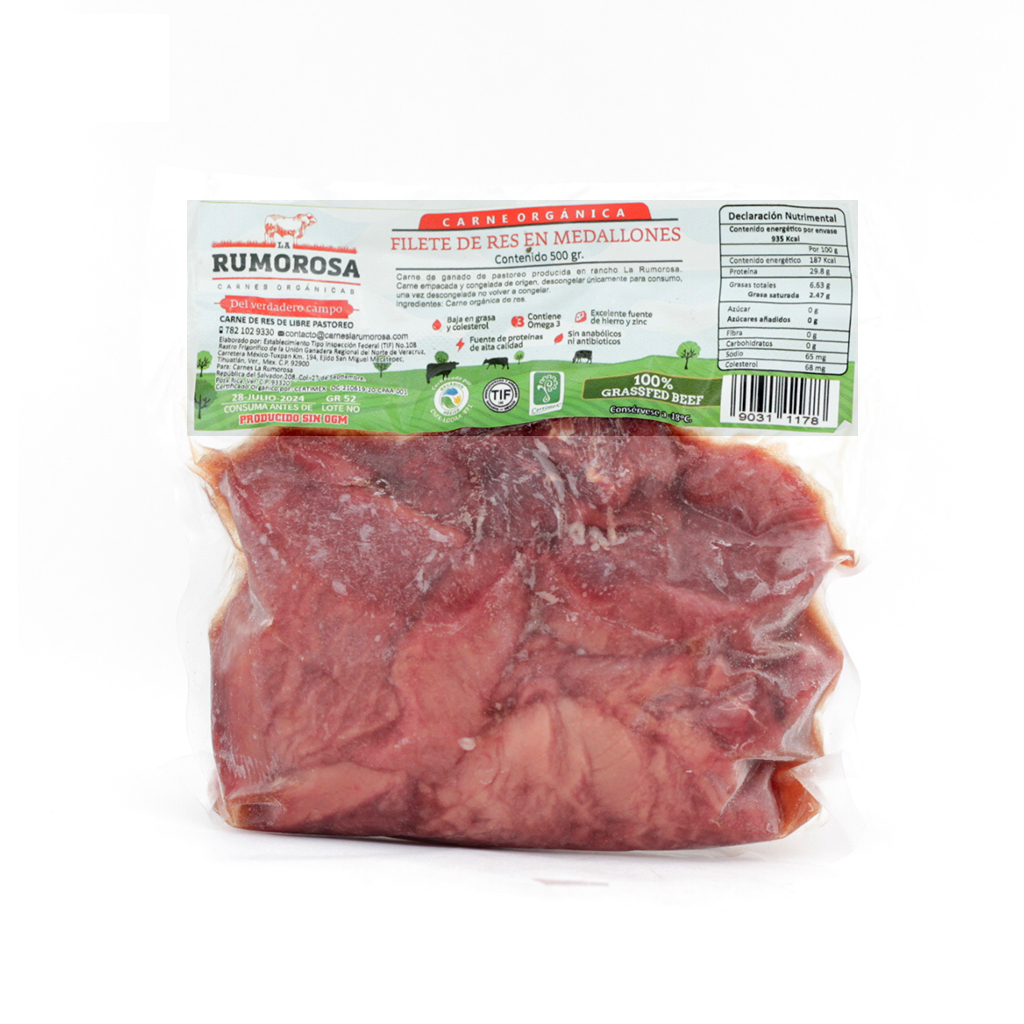 Filete medallones 500 g La Rumorosa