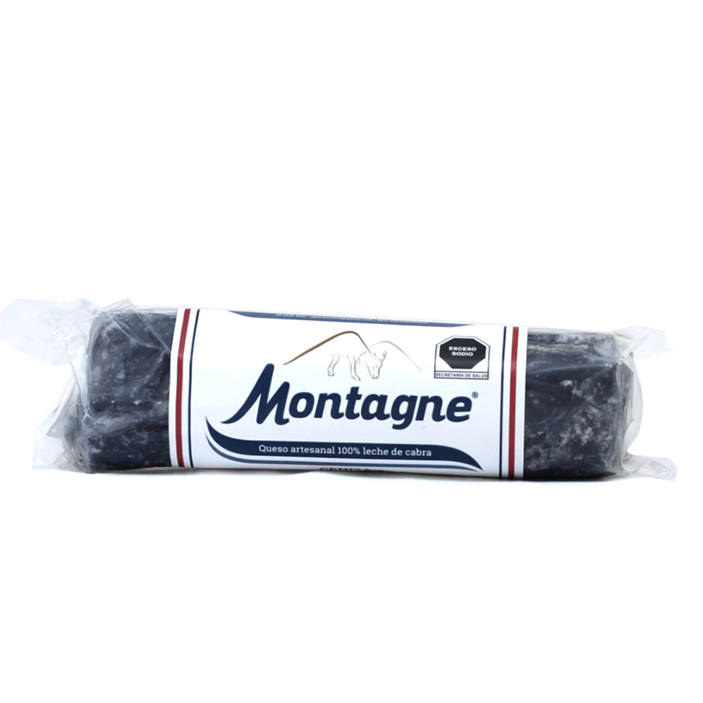 Queso de cabra con ceniza 200 g Montagne