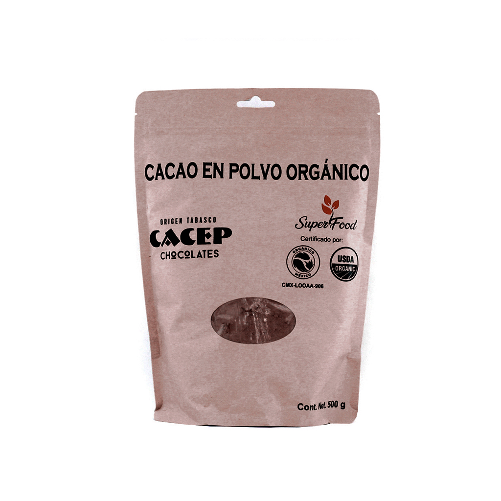 Cacao orgánico en polvo 500 g Cacep