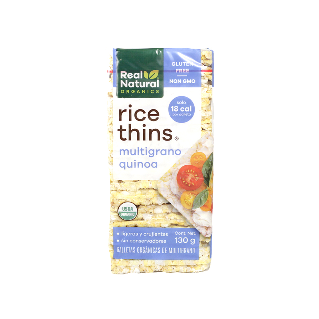 Tortitas multigrano y quinoa 130 G Real Natural