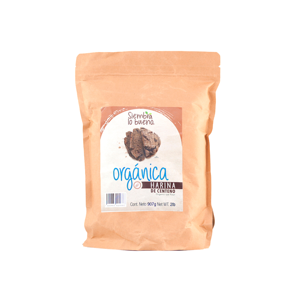 Harina de centeno 907 g Siembra lo bueno