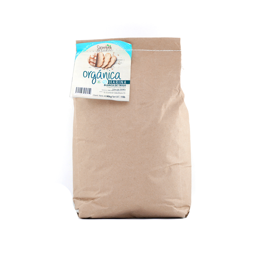 Harina de trigo blanca 5 kg Siembra lo bueno