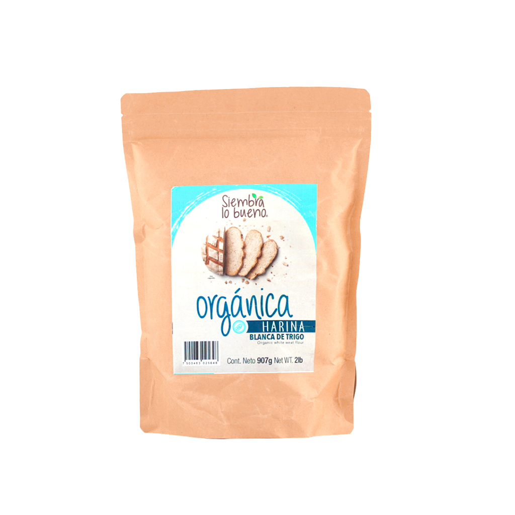 Harina de trigo blanca 907 g Siembra lo bueno
