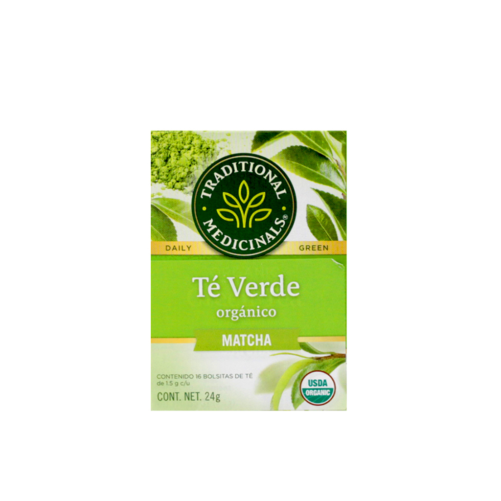 [032917002952] Té verde matcha  24 g Traditional Medicinals