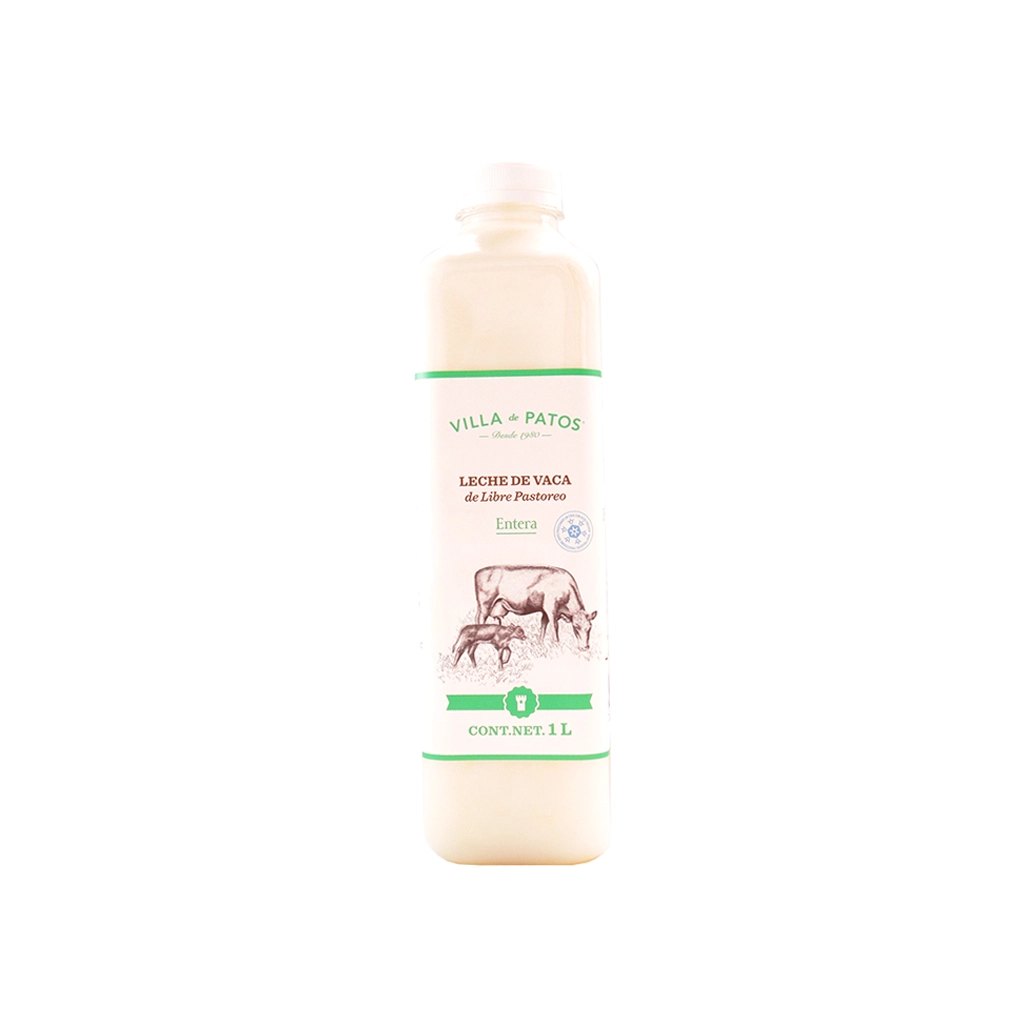 [7503008497801] Leche entera de vaca 1 L Villa de Patos
