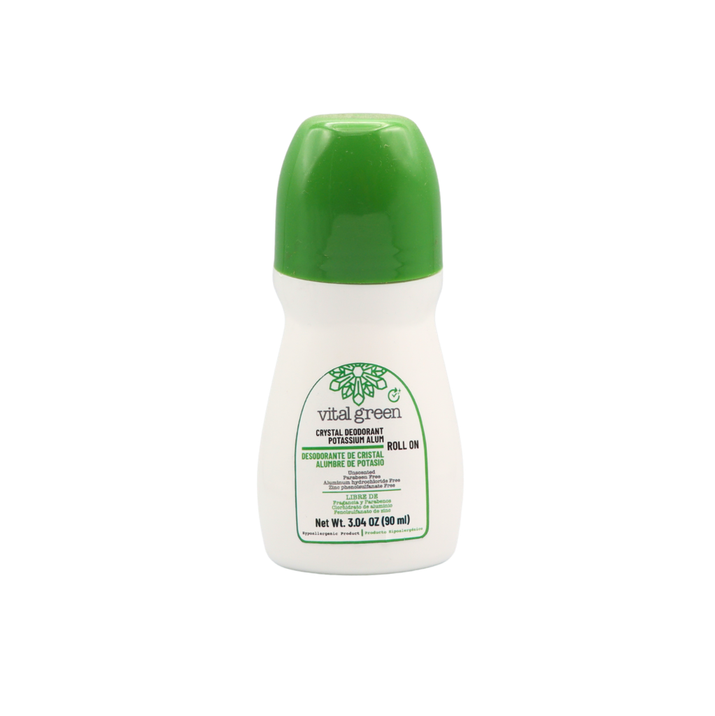 [767870862090] Desodorante roll on alumbre de potasio 90 ml Vital Green