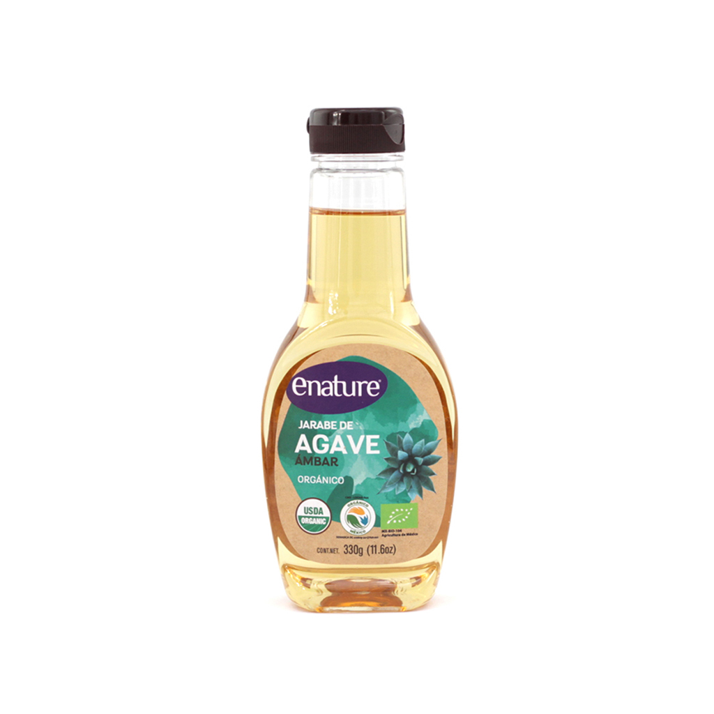 Jarabe de agave ámbar 330 g Enature
