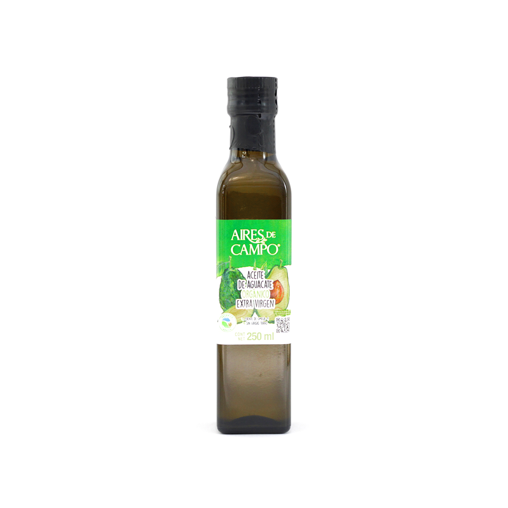 Aceite de aguacate orgánico 250 ml Aires de Campo