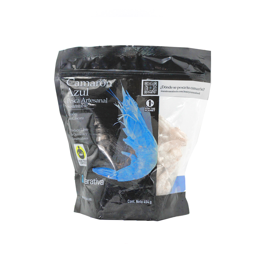 Camarón crudo pelado y desvenado 51-60 454 g Marativa