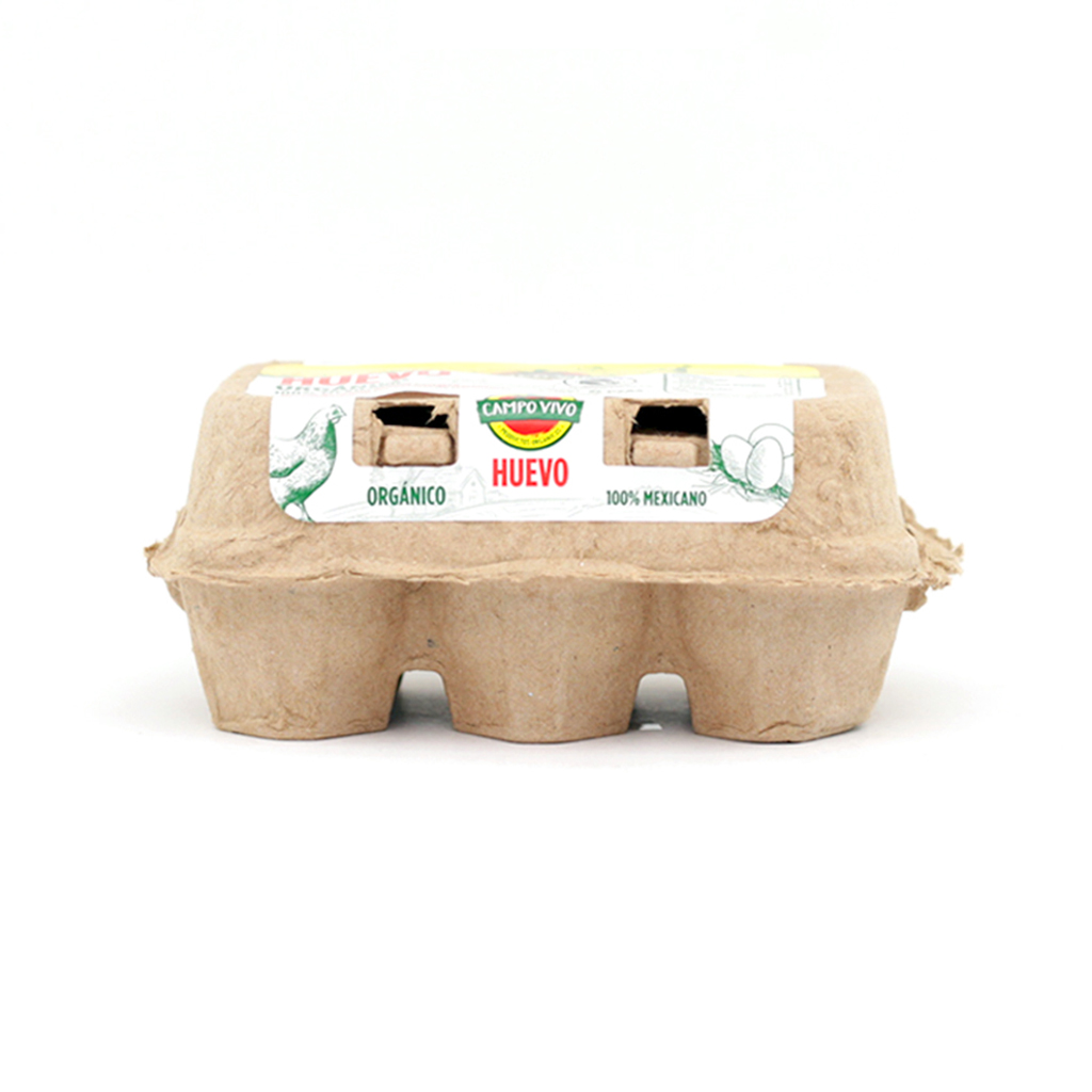 Huevo blanco 6 pzas Campo Vivo