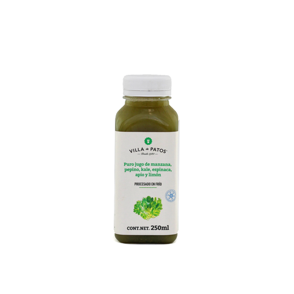 Jugo de hojas del huerto 250 ml Villa de Patos
