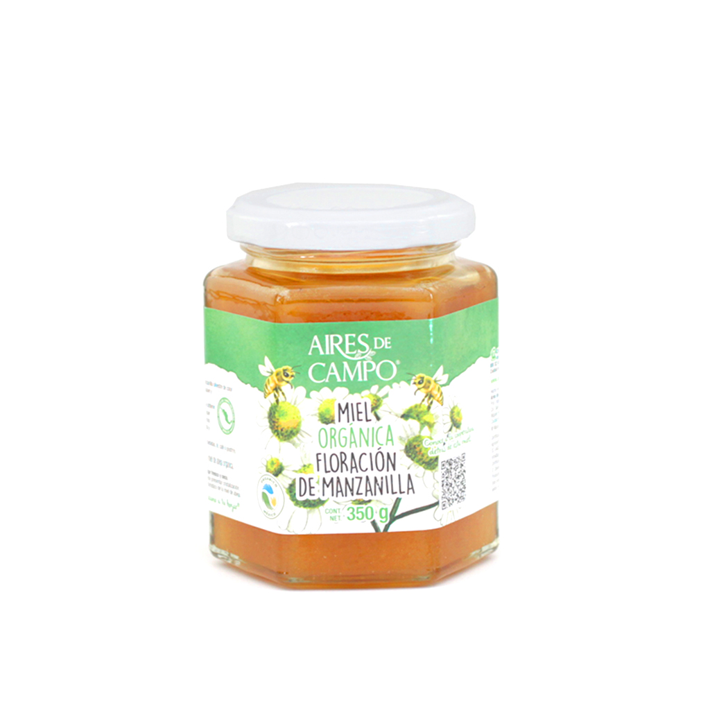 Miel floración de manzanilla orgánica 350 g Aires de Campo