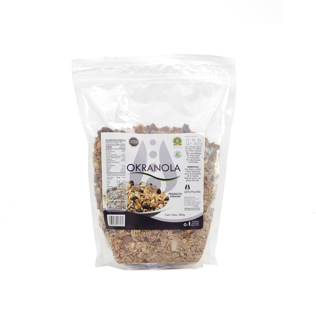 Okranola 480 g Sano mundo