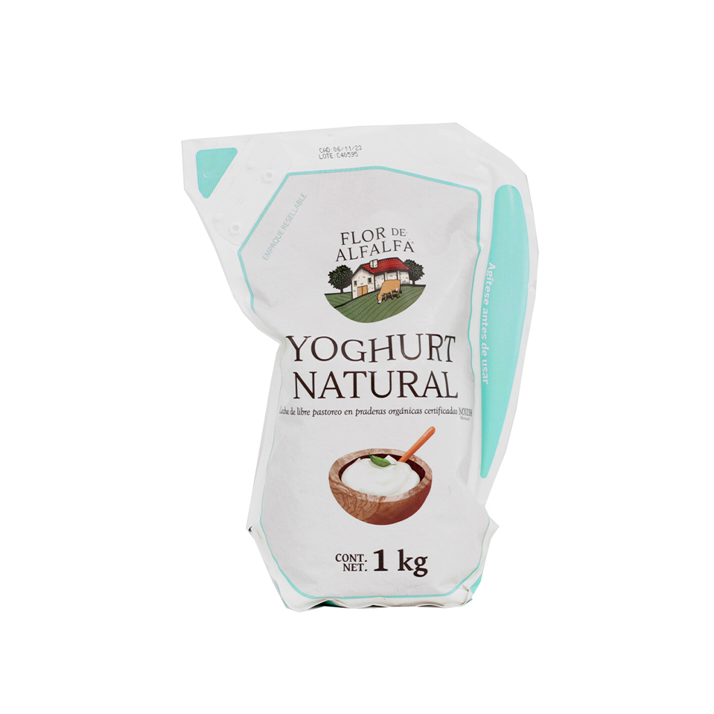 [7503002671627] Yogurt natural 1 L Flor de Alfalfa